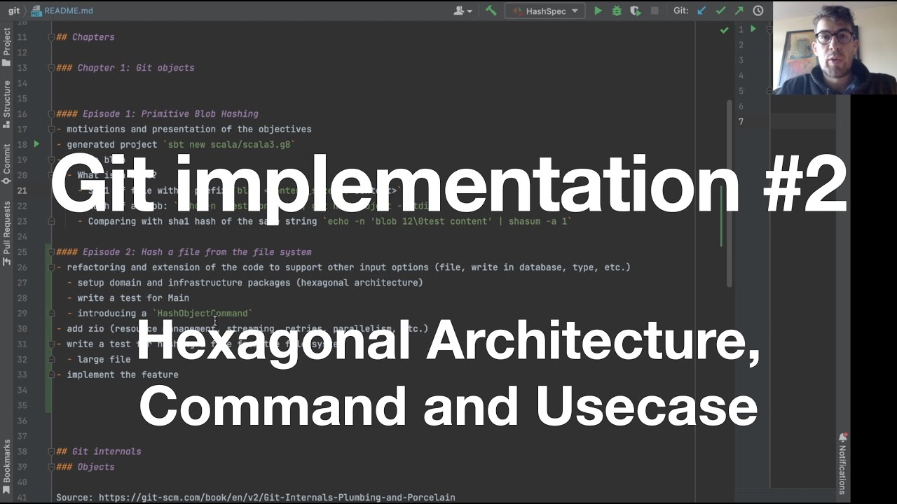 Git from scratch #2 - Hexagonal Architecture, Command and Usecase