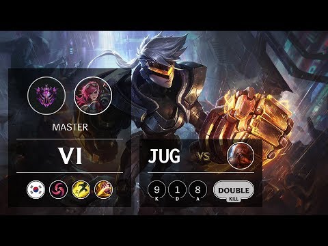 Vi Jungle vs Gragas - KR Master Patch 9.7
