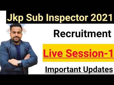 Jkp Sub Inspector 2021 | All doubts Clear @Career Success