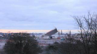 preview picture of video 'Campbells Tower Demolition (Slow Motion) King's Lynn'