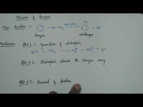 13: Nitration of Benzene - Mechanism