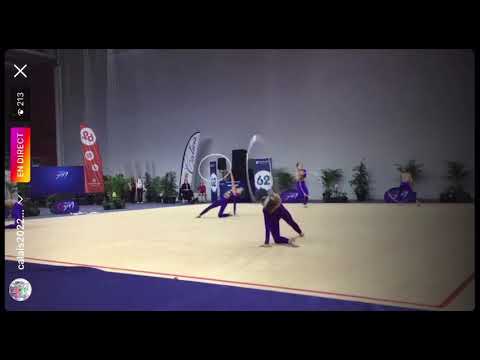 Strasbourg GRS National -13. Championnat de France 2021/22 à Calais.