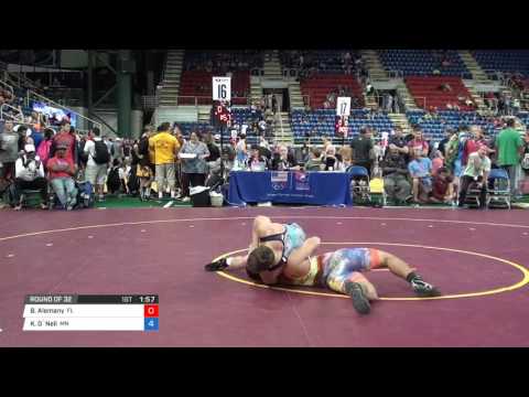 Junior GR 160 Round of 32 - Brandon Alemany (FL) vs. Kenny O`Neil (MN)