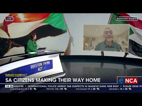 Sudan Conflict SA citizens making their way home