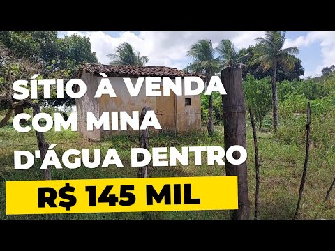 SÍTIO EM ESTÂNCIA/SE COM MINANTES D'ÁGUA | R$ 145 MIL