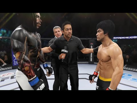 Bruce Lee vs. Crazy Phantom - EA Sports UFC 2 - Dragon Fights 🐉