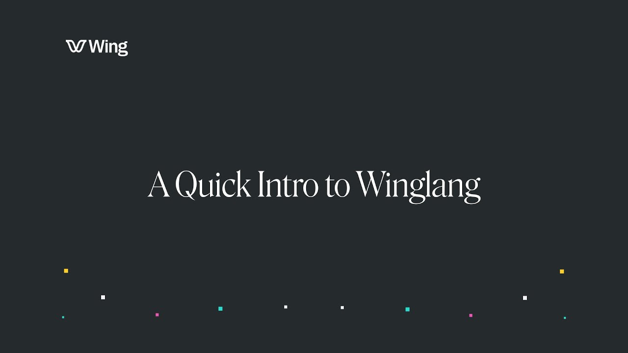 Winglang demo video