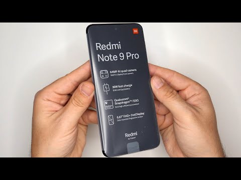 Xiaomi Redmi Note 9 Pro Global Version 6GB 128GB Interstellar Grey, NFC, 5020mAh,Unboxing-First Boot