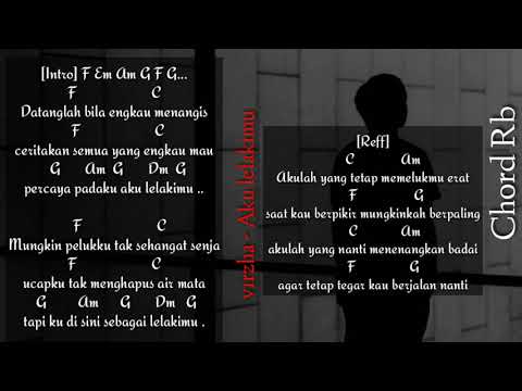 kunci gitar Virzha - aku lelakimu lirik dan chord