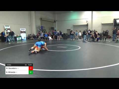 144 Lbs Round Of 32 Mary Saunders Team Minnesota Vs Nia Miranda Team Texas