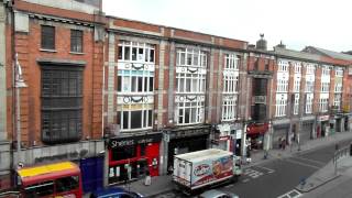 The view from Wynns Hotel, Dublin, Ireland.