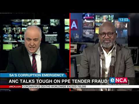 ANC talks tough on PPE tender scandal
