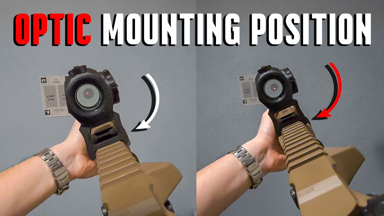 Rifle Red Dot Optic Mounting Placement Explained