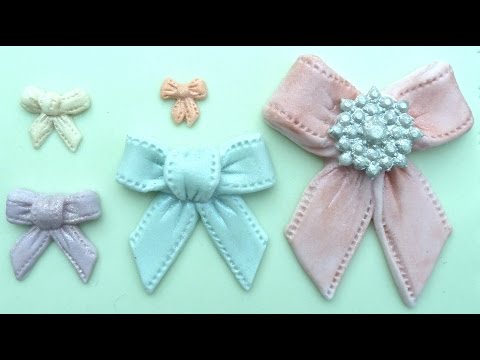 LARGE BOW silicone icing sugarcraft mould LARGE BOW silicone icing sugarcraft mould