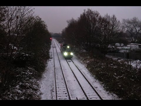 DRS Class 68 No. 68002 on 0Z68 York Parcel Sdgs - Crewe Gresty Bridge on 29.11.21 - HD