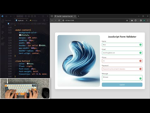Asmr Programming Javascript Form Validation No Talking