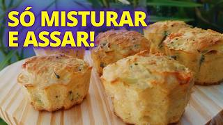 Muffin Salgado de Frango - Receita Fit