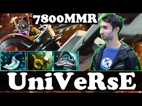 Dota 2 - UniVeRsE 7800 MMR Plays Timbersaw - Ranked Match Gameplay