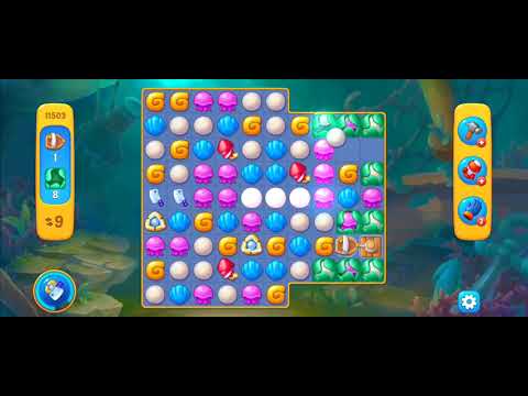 Fishdom Easy Level 11503 (with ingame lightning and bomb boosters) @choraelmin