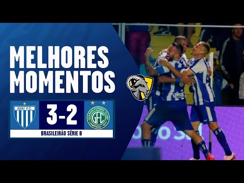 Gols e lances de Avaí x Guarani