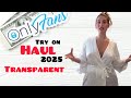 4K Try On Haul 4K Transparent Micro Bikini Lingerie Chic Mesh Dress Try On Haul