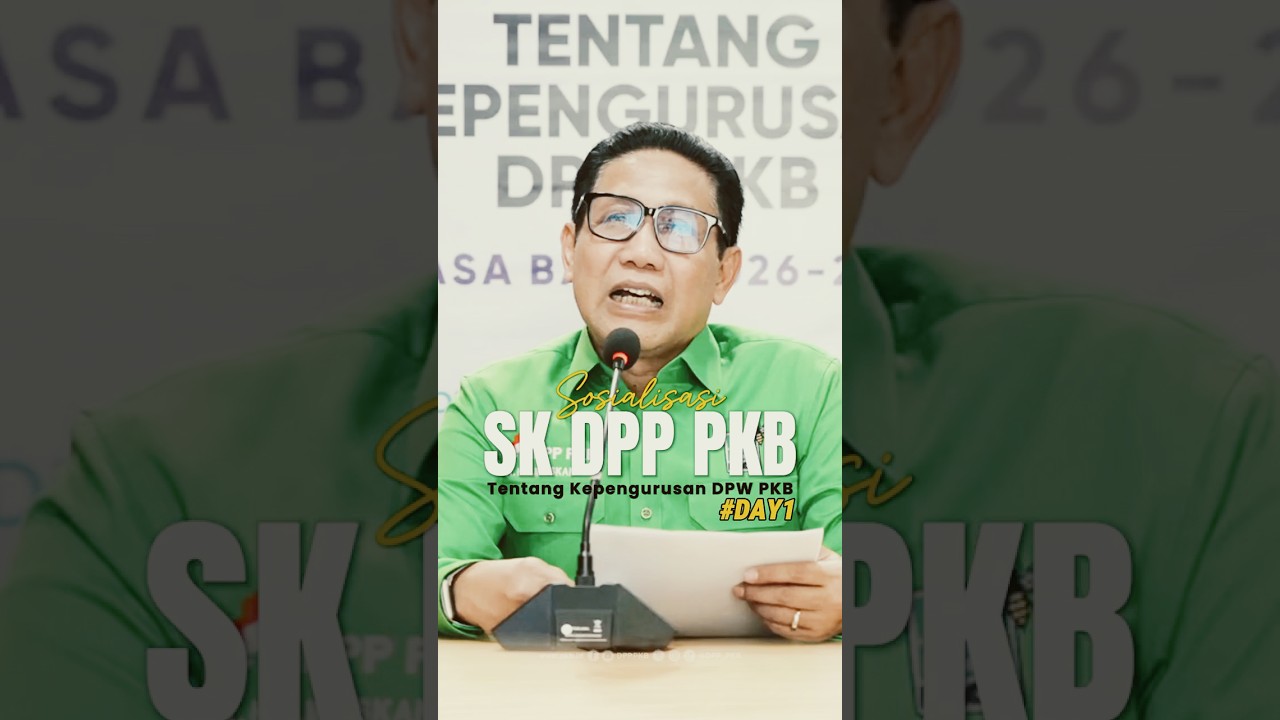 Socialization of the Decree of the PKB DPW Management for the 2026-2031 term #PKB