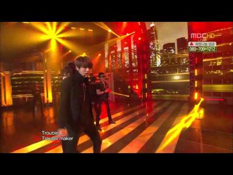 [MP4 DL] 120107 Trouble Maker (Remix) @ Music Core