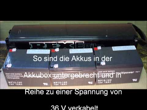 E-Bike Prophete REX Akkuwechsel