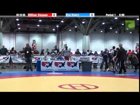 Greco GR 59 KG - William Simpson vs. Max Nowry