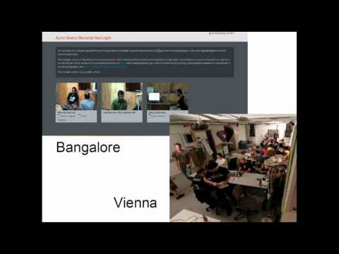 [#OHM13] aaron schwartz memorial hackathons - yan zhu
