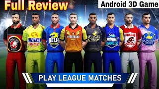 3d Cricket Game For Android | T20 Cricket Champions 3D New Update And Game Full Review