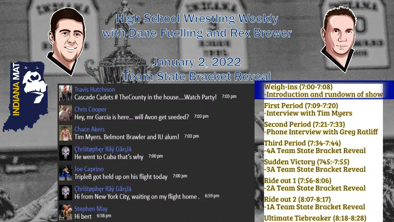 2022 Team State Bracket Reveal Show