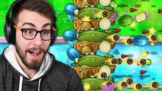 I Planted EVERY Plant in PvZ and this Happened... (Plants vs Zombies Hacked)