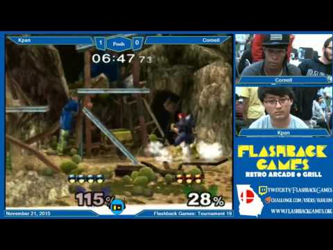 Flashback Games Presents: Tournament 19 - Kpan (Falcon) Vs. Cornel (Fox) Pools