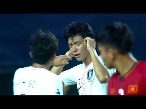Vietnam 1-3 South Korea (AFC U19 Indonesia 2018 : Group Stage)