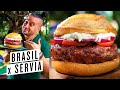 I MADE THE GIANT SERBIA BURGER