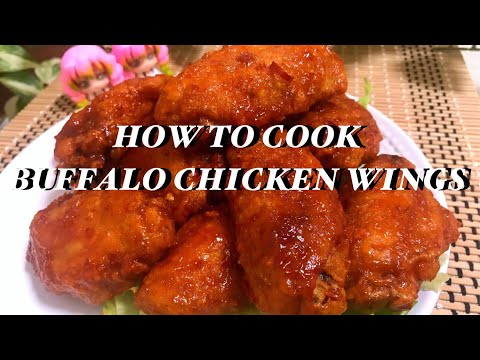 BUFFALO CHICKEN WINGS | THE EASIEST CRISPY BUFFALO CHICKEN WINGS RECIPE | KTJ kitchen