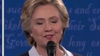 Смотреть онлайн На лицо Хиллари Клинтон села муха