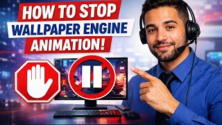 How to STOP WALLPAPER ENGINE ANIMATION (Step by Step)
