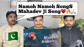 Namoh Namoh | Daler Mehndi | Full Lyrical Video | Hindi Devotional Song |PAKISTANI REACTION