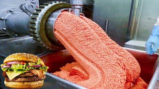 How Burgers Are Made in Factory | Amazing Burger Making Process