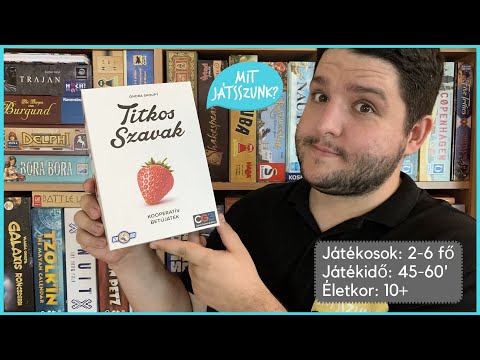 Titkos Szavak Játékbemutató - Mit Játsszunk?