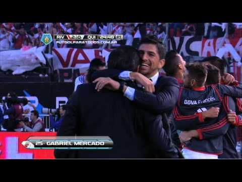 Gol de Mercado. River 2 - Quilmes 0. Fecha 19. Torneo Final 2014. FPT