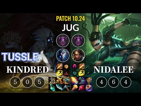 SHG Tussle Kindred vs Nidalee Jungle - KR Patch 10.24
