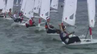 preview picture of video 'Laser 4.7 Youth World 2014 Day 5 Sailing'