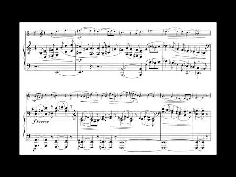 Hindemith - Trauermusik (piano accompaniment)