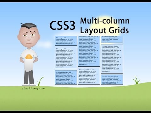CSS3 Multi Column Layout Grid Tutorial