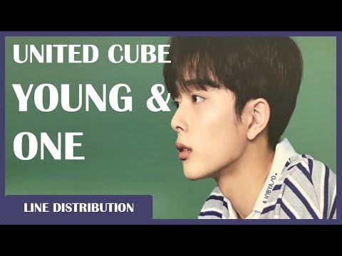 UNITED CUBE - Young And One: Line Distribution (Color Coded)
