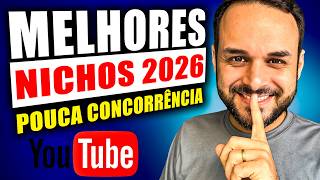 ESTES SÃO OS NICHOS DO FUTURO PARA O YOUTUBE EM 2026