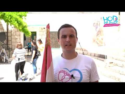 Imotski, Hod za život, 21. 5. 2022. - izjava Marko Zdilar